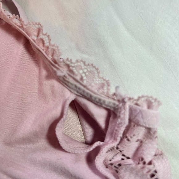 Luvlette Pink Lace Stretch Bra Large, Bralette Convertible - Picture 11 of 11